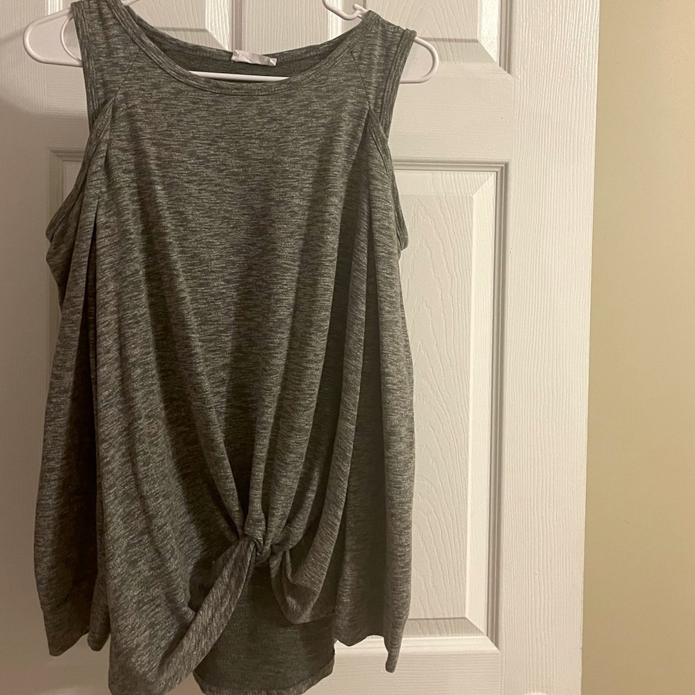 Plush Boutique Cold Shoulder Top